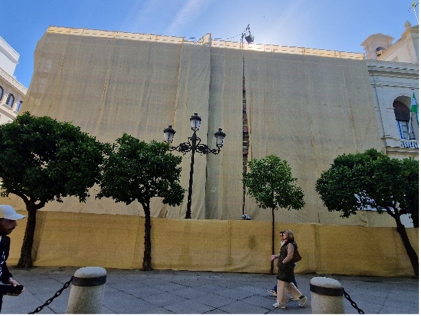 Se culmina la restauración de las fachadas del Ayuntamiento de Sevilla - Alquiansa