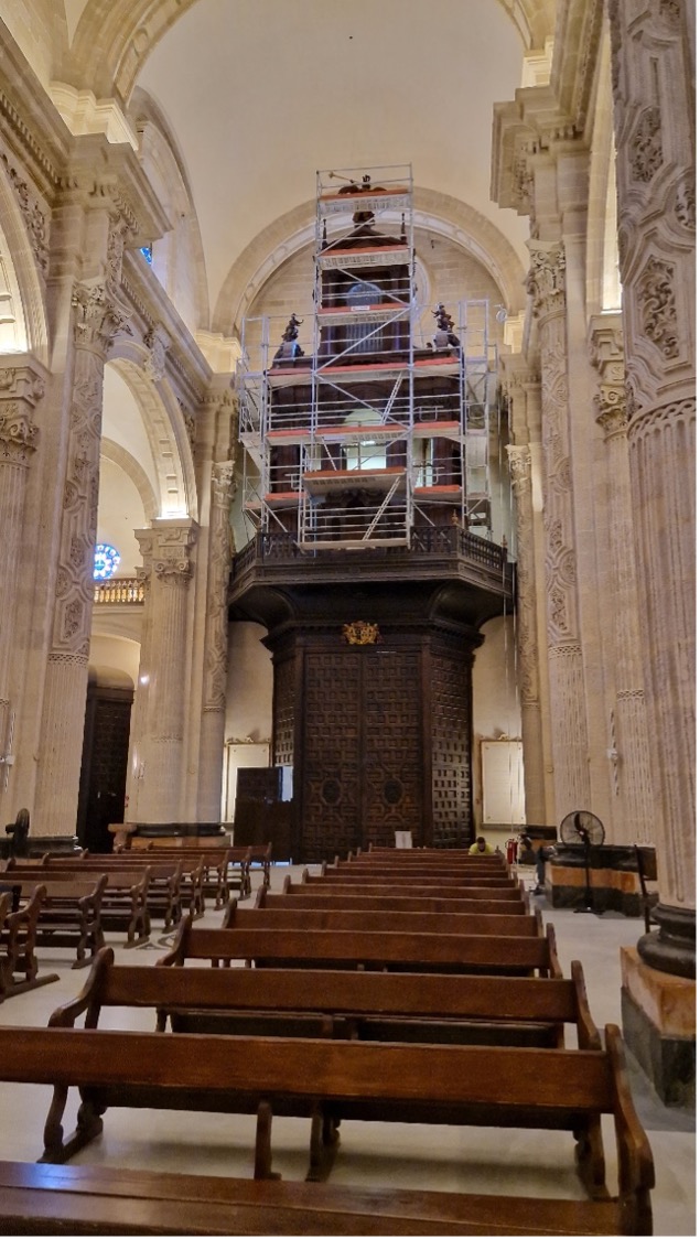 Restauración del órgano de la iglesia colegial de El Salvador - Alquiansa