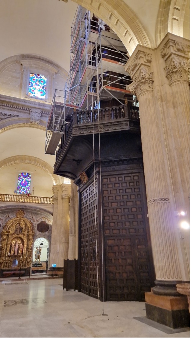 Restauración del órgano de la iglesia colegial de El Salvador - Alquiansa